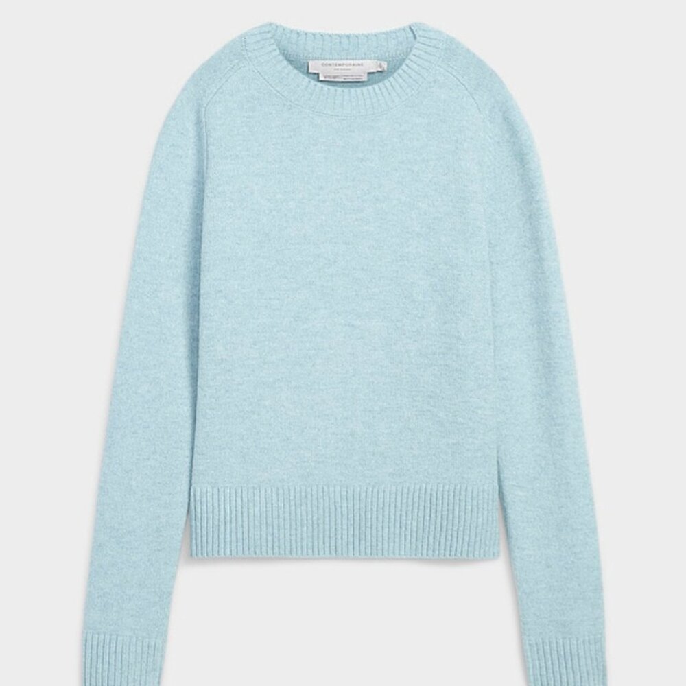 Solid essential boxy sweater